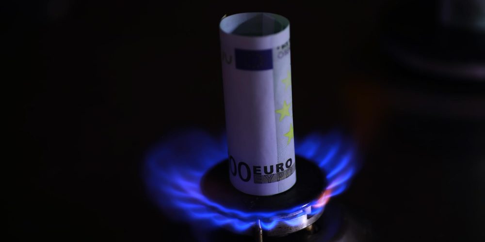 EuroscheinAufGasflamme