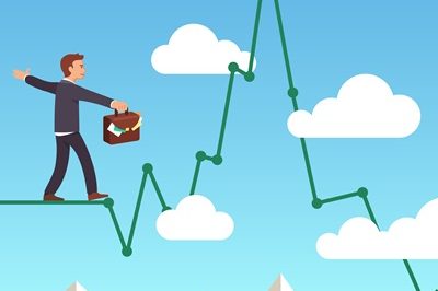 Trader_Balanceakt_unsicherheit