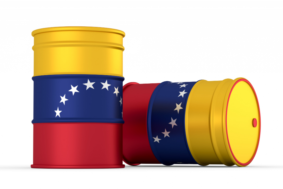 venezuela-oil-styled-flag-barrels-isolated-white
