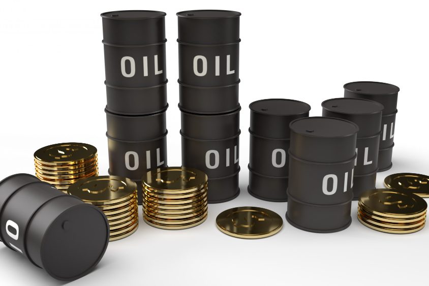 Oelbarrel-und-Muenzen
