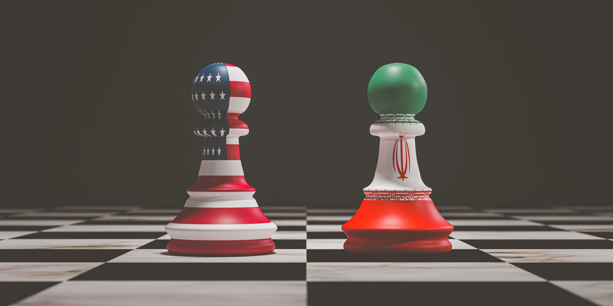 usa-iran-flag-print-screen-pawn-chess-chessboard-with-dar-background-military-conflict-both-countries-by-3d-render